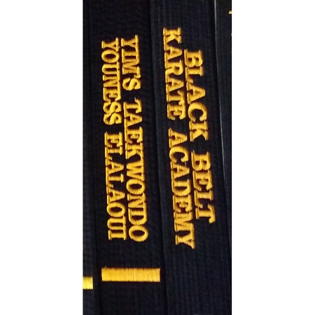 CUSTOM EMBROIDERED BELT